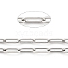 304 Stainless Steel Paperclip Chains STAS-H111-04P-B-2