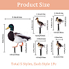 Double-sided Pattern Acrylic Garden Stake AJEW-WH0348-02D-2