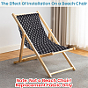 1Pc Anchor Pattern Chair Polycotton Cloth AJEW-GF0015-38H-4