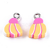 Handmade Polymer Clay Charms X-CLAY-T016-55-2