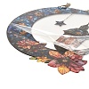 Stained Acrylic & Iron Suncatchers HJEW-F022-01F-2