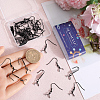 SUNNYCLUE 40Pcs 2 Styles 316 Stainless Steel & 304 Stainless Steel Earring Hooks STAS-SC0008-31-3