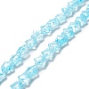 Transparent Glass Beads Strand GLAA-F112-02F-2