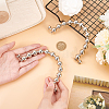 Zinc Alloy Round Bead Bag Handle AJEW-WH0368-11P-3