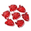 Transparent Glass Enamel Beads LAMP-U004-06-04-1