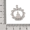 Buddhist 304 Stainless Steel Pendants SA-CBA4CE0-06P-3