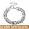 Brass Herringbone Chains Bracelets BJEW-S158-14P-5