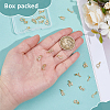 26Pcs 26 Styles Brass Micro Pave Grade AAA Cubic Zirconia Charms ZIRC-BC0001-32G-3