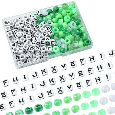 Transparent & Opaque Acrylic Beads KY-FS0001-26B-1