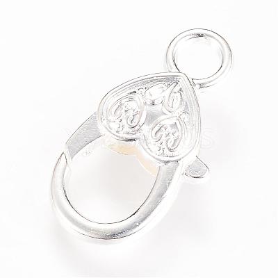 Alloy Lobster Claw Clasps KK-S304-02-1
