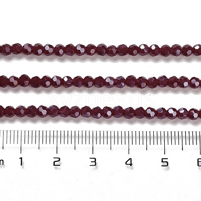 Electroplate Opaque Glass Beads Strands LS-EGLA-A035-P3mm-A02-1