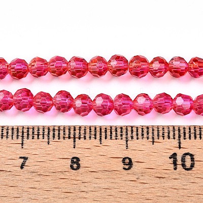 Baking Paint Transparent Glass Beads X1-DGLA-A035-T4mm-A02-1