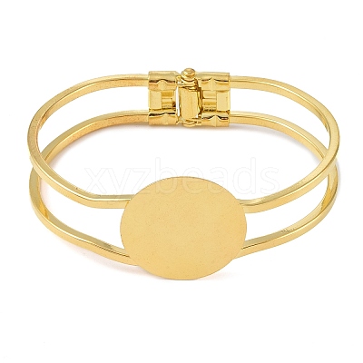Brass Bangle Making BJEW-K156-01G-1