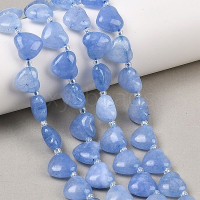 Natural White Jade Beads Strands G-NH0069-A04-1