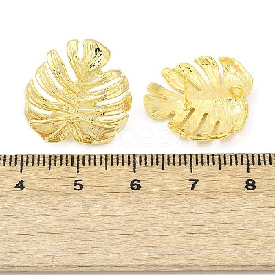 Brass Stud Earring Findings KK-Z099-04G-03-1