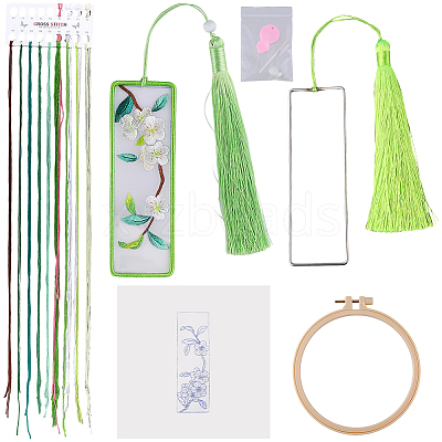DIY Bookmarks Embroidery Starter Kit DIY-WH20816-004C-1
