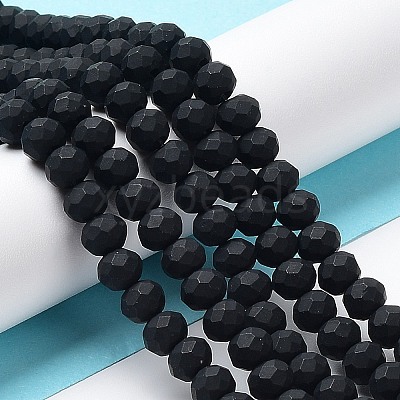 Glass Beads Strands EGLA-A034-P10mm-MD18-1