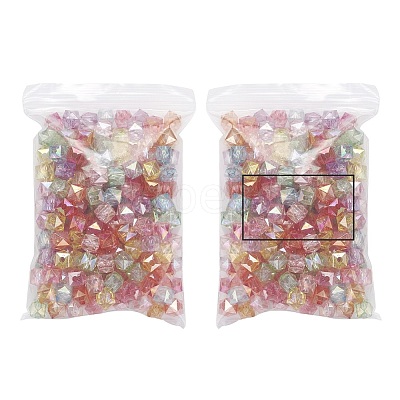 200Pcs Transparent Acrylic Beads TACR-YW0001-23-1