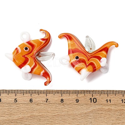 Handmade Lampwork Pendants LAMP-I031-01E-1