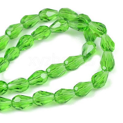 Transparent Glass Beads Strands GLAA-WH0030-32C-21-1
