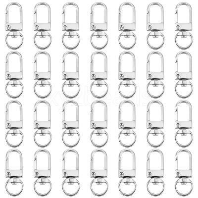 36Pcs Alloy Swivel Clasps PURS-CN0001-12KCG-1