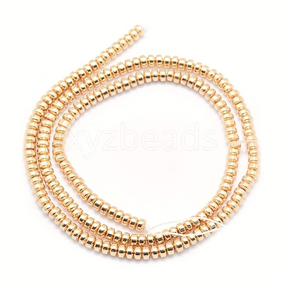 Electroplate Non-magnetic Synthetic Hematite Beads Strands G-L485-04A-LG-1