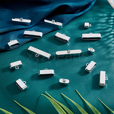 32Pcs 8 Style Alloy Cord Ends FIND-PH0005-38P-1