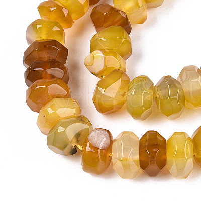 Natural Agate Beads Strands G-N356-01A-18-1