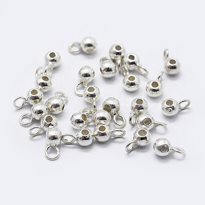 925 Sterling Silver Tube Bails X-STER-K167-047A-S-1