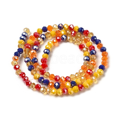 Glass Beads Strands EGLA-A034-M4mm-47-1