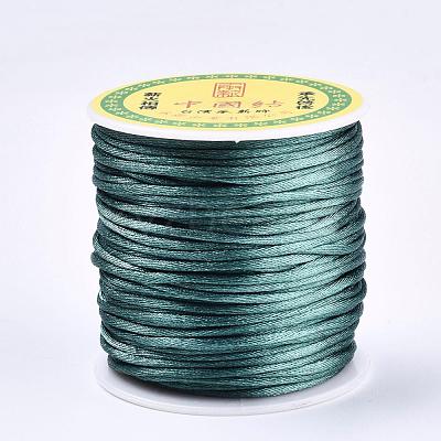 Nylon Satin Rattail Cords NWIR-R033-1.5mm-222-1