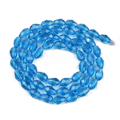 Transparent Glass Beads Strands EGLA-N013-T10mm-D17-1