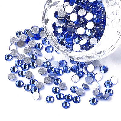 Glass Rhinestone Flat Back Cabochons RGLA-S002-08SS-04-1