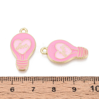 Alloy Enamel Pendants ENAM-T024-08B-G-1