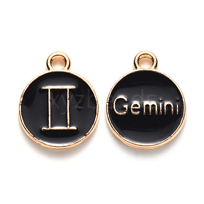 Alloy Enamel Pendants LS-ENAM-S124-01B-08I-1