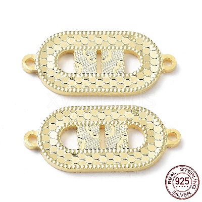 925 Sterling Silver Connector Charms STER-C003-24G-1