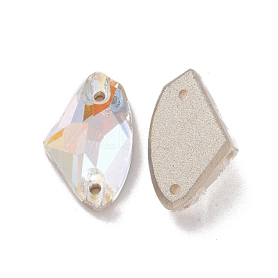 Axe Shape Sew on Rhinestone RGLA-C001-01B-001LA-1