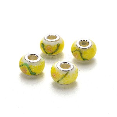 Handmade Lampwork European Beads X-LPDL-N001-M-1
