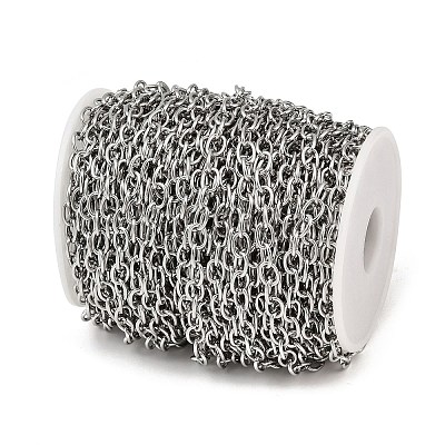 Tarnish Resistant 304 Stainless Steel Cable Chains CHS-R009-12-1