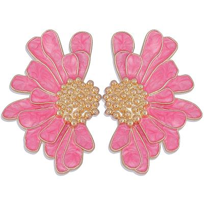 Vintage Flower Stud Earrings for Women JE1095D-1