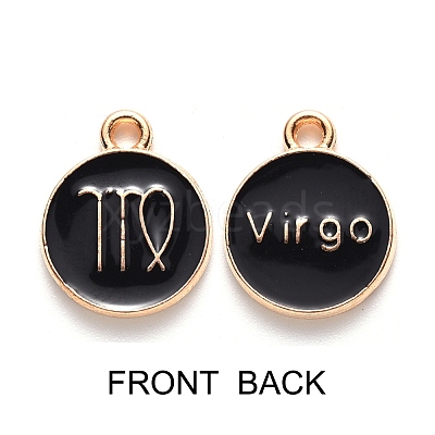 Alloy Enamel Pendants ENAM-SZ0001-27C-B-1
