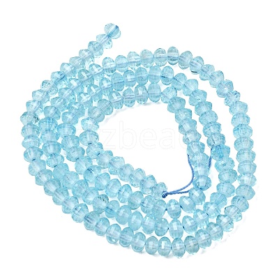 Natural Blue Topaz Beads Strands G-K376-I07-3x4mm-1