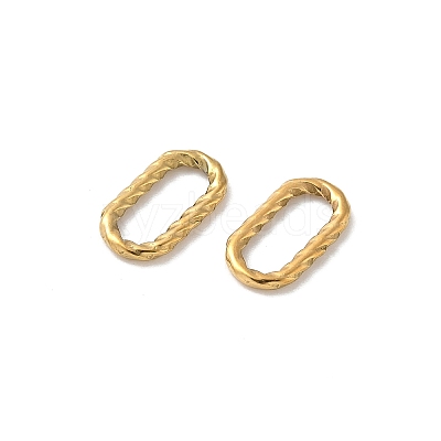 304 Stainless Steel Twisted Linking Rings STAS-L300-006E-G-1