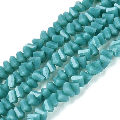 Opaque Glass Beads Strands GLAA-N019-3mm-19-1