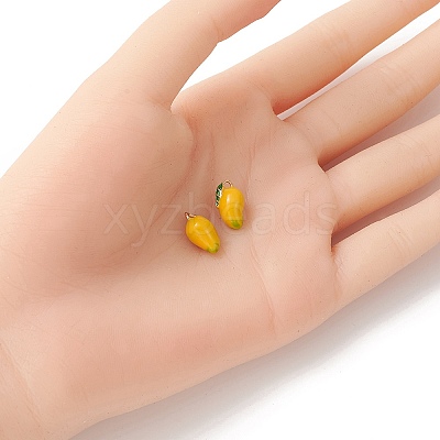 2Pcs Brass Enamel Charms KK-YW0001-89-1