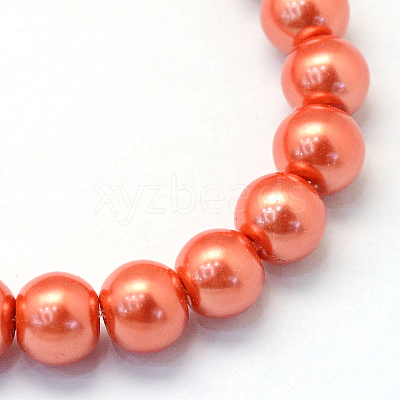 Baking Paint Glass Pearl Bead Strands X1-HY-Q003-3mm-38-1