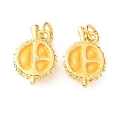 Brass Pendants KK-D111-04C-G-1