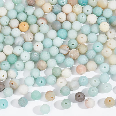4 Strands Natural Flower Amazonite Beads Strands G-NB0005-09B-1
