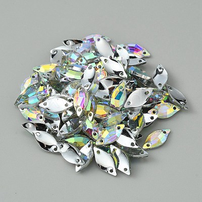 Sew on Rhinestone RESI-WH0034-22B-1
