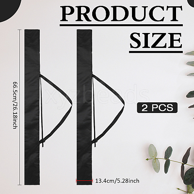 Polyester Sword Packing Bags with Handles ABAG-WH0045-98-1